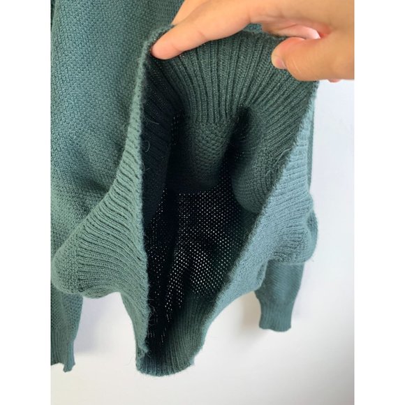 Peruvian Connection 100% Alpaca Green Pullover Sweater L - Picture 4 of 9